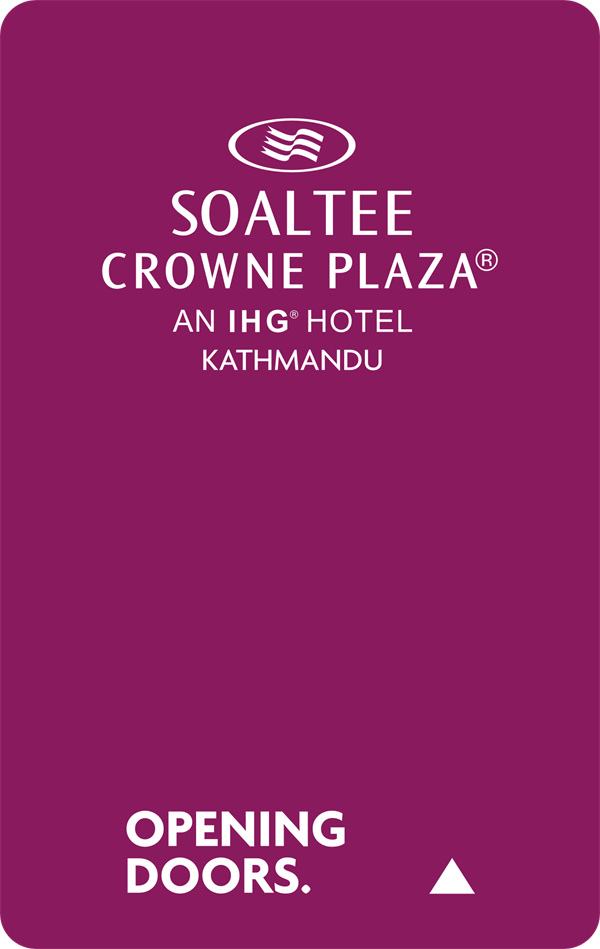 Carta della chiave del Crowne Plaza Hotel