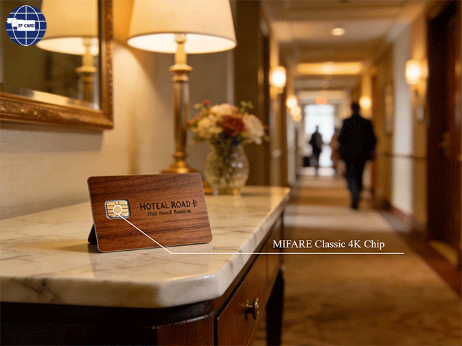 MIFARE Classic 4K Chip: il nucleo delle carte chiave in legno Premium Hotel