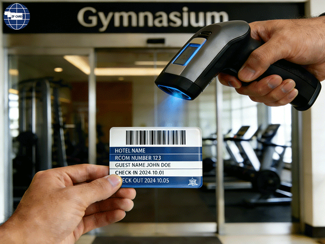 Codice a barre sulle carte chiave Smart Hotel: miglioramento della carta