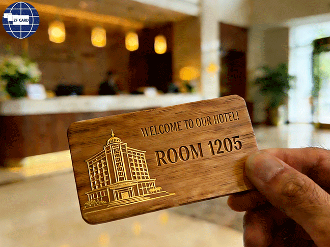 Trama e intelligenza coesistono! Le schede di legno RFID ridefiniscono la nuova esperienza delle schede a chiave intelligenti negli alberghi