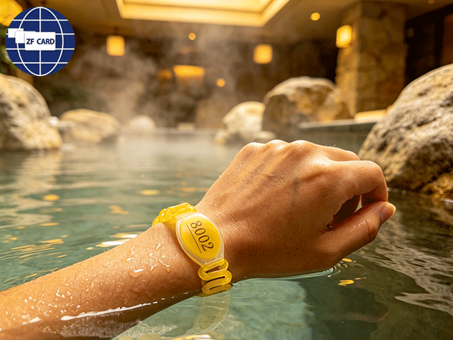 Banda da polso RFID in nastri di plastica: una soluzione intelligente di identificazione adatta all’hotel Sauna Hot Spring